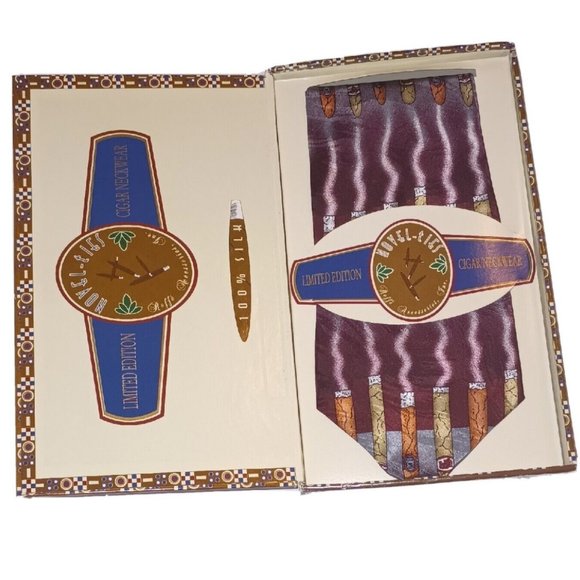 Cigar Silk Tie Roffe Limited Edition Novel-Ties Necktie - Picture 3 of 3